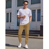 image:imageCOOFANDY Mens Casual Joggers Pants Elastic Drawstring Chino Cargo Pants Hiking Outdoor Track SweatpantsDark Khaki