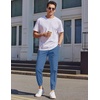 image:imageCOOFANDY Mens Casual Joggers Pants Elastic Drawstring Chino Cargo Pants Hiking Outdoor Track SweatpantsDenim Blue