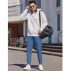 image:imageCOOFANDY Mens Casual Joggers Pants Elastic Drawstring Chino Cargo Pants Hiking Outdoor Track SweatpantsDenim Blue