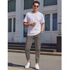 image:imageCOOFANDY Mens Casual Joggers Pants Elastic Drawstring Chino Cargo Pants Hiking Outdoor Track SweatpantsDrak Grey