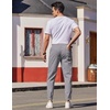 image:imageCOOFANDY Mens Casual Joggers Pants Elastic Drawstring Chino Cargo Pants Hiking Outdoor Track SweatpantsGrey