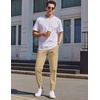 image:imageCOOFANDY Mens Casual Joggers Pants Elastic Drawstring Chino Cargo Pants Hiking Outdoor Track SweatpantsKhaki