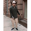image:imageCOOFANDY Mens Casual Joggers Pants Elastic Drawstring Chino Cargo Pants Hiking Outdoor Track SweatpantsKhaki