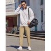 image:imageCOOFANDY Mens Casual Joggers Pants Elastic Drawstring Chino Cargo Pants Hiking Outdoor Track SweatpantsKhaki