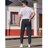image:imageCOOFANDY Mens Casual Joggers Pants Elastic Drawstring Chino Cargo Pants Hiking Outdoor Track SweatpantsLight Blue