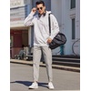 image:imageCOOFANDY Mens Casual Joggers Pants Elastic Drawstring Chino Cargo Pants Hiking Outdoor Track SweatpantsLight Grey