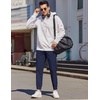 image:imageCOOFANDY Mens Casual Joggers Pants Elastic Drawstring Chino Cargo Pants Hiking Outdoor Track SweatpantsNavy Blue
