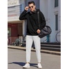 image:imageCOOFANDY Mens Casual Joggers Pants Elastic Drawstring Chino Cargo Pants Hiking Outdoor Track SweatpantsWhite
