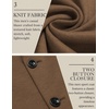 image:imageCOOFANDY Mens Casual Knit Blazer Slim Fit Lightweight Sport Coat Stretch Two Button Suit JacketBrown