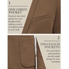 image:imageCOOFANDY Mens Casual Knit Blazer Slim Fit Lightweight Sport Coat Stretch Two Button Suit JacketBrown