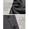 image:imageCOOFANDY Mens Casual Knit Blazer Slim Fit Lightweight Sport Coat Stretch Two Button Suit JacketDark Gray
