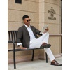 image:imageCOOFANDY Mens Casual Knit Blazer Slim Fit Lightweight Sport Coat Stretch Two Button Suit JacketDark Gray