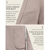 image:imageCOOFANDY Mens Casual Knit Blazer Slim Fit Lightweight Sport Coat Stretch Two Button Suit JacketKhaki