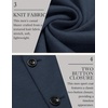 image:imageCOOFANDY Mens Casual Knit Blazer Slim Fit Lightweight Sport Coat Stretch Two Button Suit JacketNavy Blue