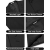 image:imageCOOFANDY Mens Casual Linen Blazer Jacket Lightweight Sport Coats Two Button Suit JacketsBlack