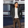 image:imageCOOFANDY Mens Casual Linen Blazer Jacket Lightweight Sport Coats Two Button Suit JacketsBlack