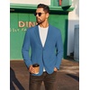 image:imageCOOFANDY Mens Casual Linen Blazer Jacket Lightweight Sport Coats Two Button Suit JacketsBlue