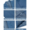 image:imageCOOFANDY Mens Casual Linen Blazer Jacket Lightweight Sport Coats Two Button Suit JacketsBlue