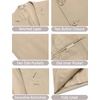 image:imageCOOFANDY Mens Casual Linen Blazer Jacket Lightweight Sport Coats Two Button Suit JacketsKhaki
