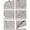 image:imageCOOFANDY Mens Casual Linen Blazer Jacket Lightweight Sport Coats Two Button Suit JacketsLight Grey