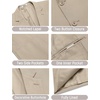 image:imageCOOFANDY Mens Casual Linen Blazer Jacket Lightweight Sport Coats Two Button Suit JacketsLight Khaki