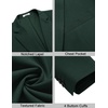 image:imageCOOFANDY Mens Casual Sport Coat Regular Fit Lightweight Blazers Jacket Two Button Business Suit JacketsBlackish Green