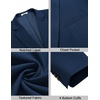 image:imageCOOFANDY Mens Casual Sport Coat Regular Fit Lightweight Blazers Jacket Two Button Business Suit JacketsBlue