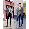image:imageCOOFANDY Mens Casual Sport Coat Regular Fit Lightweight Blazers Jacket Two Button Business Suit JacketsDark Grey
