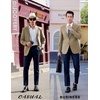 image:imageCOOFANDY Mens Casual Sport Coat Regular Fit Lightweight Blazers Jacket Two Button Business Suit JacketsKhaki