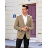 image:imageCOOFANDY Mens Casual Sport Coat Regular Fit Lightweight Blazers Jacket Two Button Business Suit JacketsKhaki