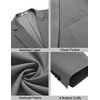 image:imageCOOFANDY Mens Casual Sport Coat Regular Fit Lightweight Blazers Jacket Two Button Business Suit JacketsLight Grey