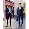 image:imageCOOFANDY Mens Casual Sport Coat Regular Fit Lightweight Blazers Jacket Two Button Business Suit JacketsNavy Blue