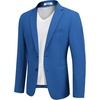 image:imageCOOFANDY Mens Casual Sport Coat Regular Fit Lightweight Blazers Jacket Two Button Business Suit JacketsRoyal Blue
