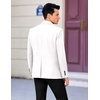 image:imageCOOFANDY Mens Casual Sport Coat Regular Fit Lightweight Blazers Jacket Two Button Business Suit JacketsWhite
