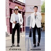 image:imageCOOFANDY Mens Casual Sport Coat Regular Fit Lightweight Blazers Jacket Two Button Business Suit JacketsWhite