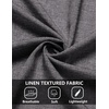 image:imageCOOFANDY Mens Casual Summer Beach Shirt Short Sleeve Button Down Shirt Vacation Wedding Shirt Linen Textured ShirtsDark Grey