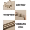 image:imageCOOFANDY Mens Casual Wrinkle Free Shirts Short Sleeve Button Down Summer Stretch Dress ShirtKhaki