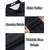 image:imageCOOFANDY Mens Casual Wrinkle Free Shirts Short Sleeve Button Down Summer Stretch Dress ShirtWhite Spots Black