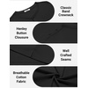 image:imageCOOFANDY Mens Cotton Henley TShirts Short Sleeve Button Casual Basic Tees Work Shirts with Split SideBlack