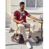 image:imageCOOFANDY Mens Cotton Henley TShirts Short Sleeve Button Casual Basic Tees Work Shirts with Split SideWine Red