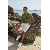 image:imageCOOFANDY Mens Cotton Pocket Tee Shirts Soft Crew Neck Stretch T Shirt Plain Casual Short Sleeve Summer Basic Tops2 Packblackarmy Green