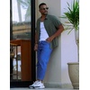 image:imageCOOFANDY Mens Cuban Guayabera Shirt Short Sleeve Button Down Shirts Summer Beach Vacation ShirtsArmy Green