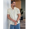 image:imageCOOFANDY Mens Cuban Guayabera Shirt Short Sleeve Button Down Shirts Summer Beach Vacation ShirtsBeige