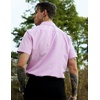 image:imageCOOFANDY Mens Cuban Guayabera Shirt Short Sleeve Button Down Shirts Summer Beach Vacation ShirtsLight Purple
