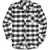image:imageCOOFANDY Mens Flannel Plaid Shirts Long Sleeve Button Down Shirts Casual Fall Shirt JacketBlackwhite