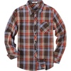 image:imageCOOFANDY Mens Flannel Plaid Shirts Long Sleeve Button Down Shirts Casual Fall Shirt JacketBrown