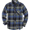 image:imageCOOFANDY Mens Flannel Plaid Shirts Long Sleeve Button Down Shirts Casual Fall Shirt JacketDark Blue