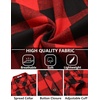 image:imageCOOFANDY Mens Flannel Plaid Shirts Long Sleeve Button Down Shirts Casual Fall Shirt JacketRed