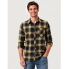 image:imageCOOFANDY Mens Flannel Plaid Shirts Long Sleeve Button Down Shirts Casual Fall Shirt JacketYellow