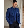 image:imageCOOFANDY Mens Formal Dress Shirt Hidden Button Front Wrinkle Free Shirt Regular Fit Stretch Business Casual ShirtsDark Blue